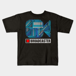 Amusing Broadcaster Artwork Kids T-Shirt